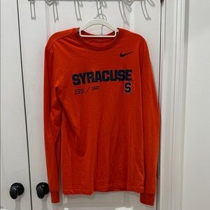 Nike Orange Syracuse Long Sleeve Shirt